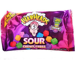 Warheads Sour Chewy Cubes Pack 70g