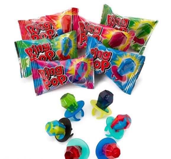 Ring Pop Blue Raspberry and Watermelon individual pcs