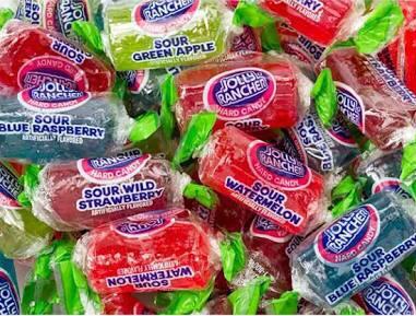 Jolly Ranchers Fruit n Sour, Sour Watermelon Individual pcs