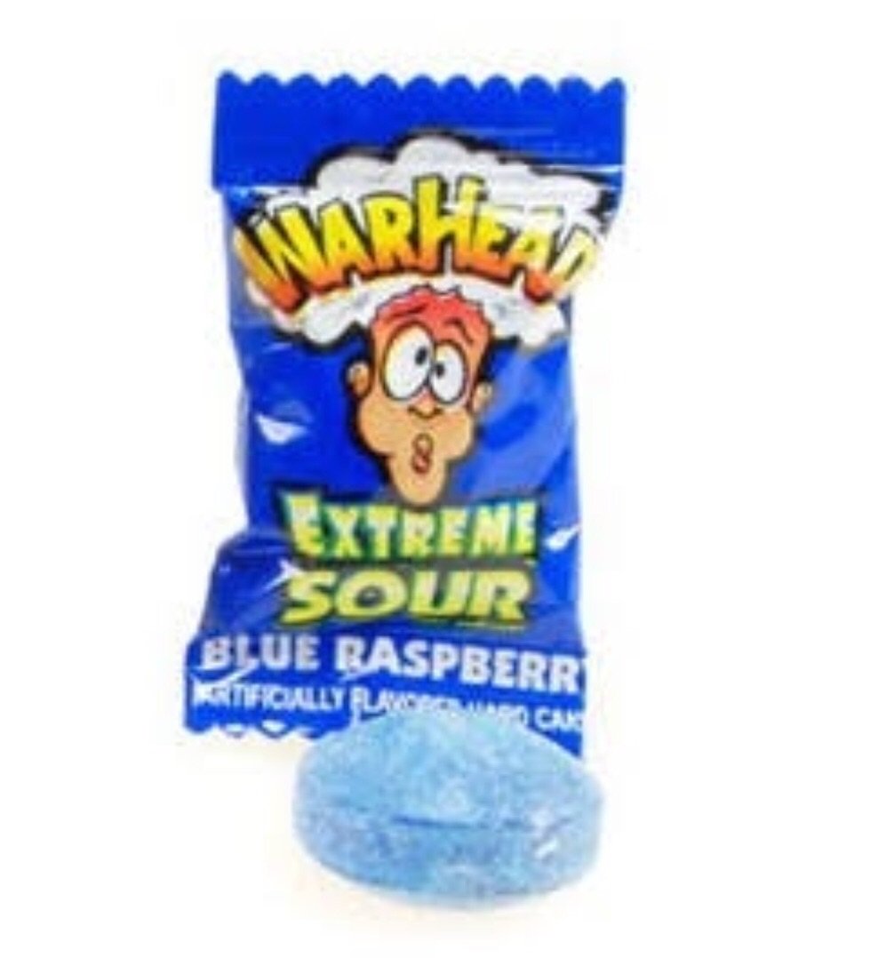 Warheads Extreme Blue Raspberry Individual pcs