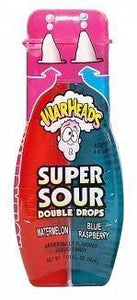 Warheads Double Drops Watermelon and Blue Raspberry 86g