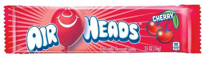 Airheads Chewy Fruit Candy, Cherry, indiv. pcs